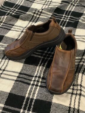 Skechers relaxed fit men’s expected 2.0 slip on leather shoes